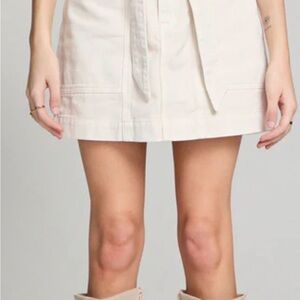 Saltwater Luxe KACY MINI SKIRT - Cream Tan - Women’s - Size Medium